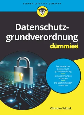 Christian Szidzek Datenschutzgrundverordnung für Dummies обложка книги