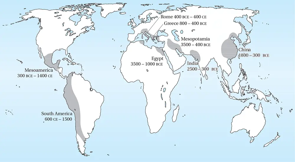 Figure 42 Civilizations in the ancient world Modernity and industrial - фото 76