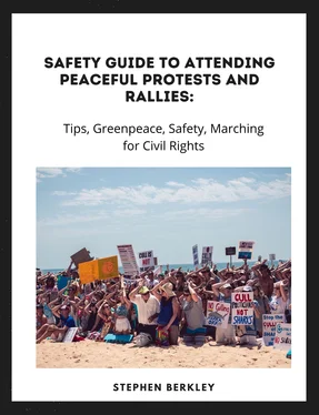 Stephen Berkley Safety Guide to Attending Peaceful Protests and Rallies: Tips, Greenpeace, Safety, Marching for Civil Rights обложка книги