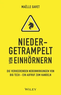 Maelle Gavet Niedergetrampelt von Einhörnern обложка книги