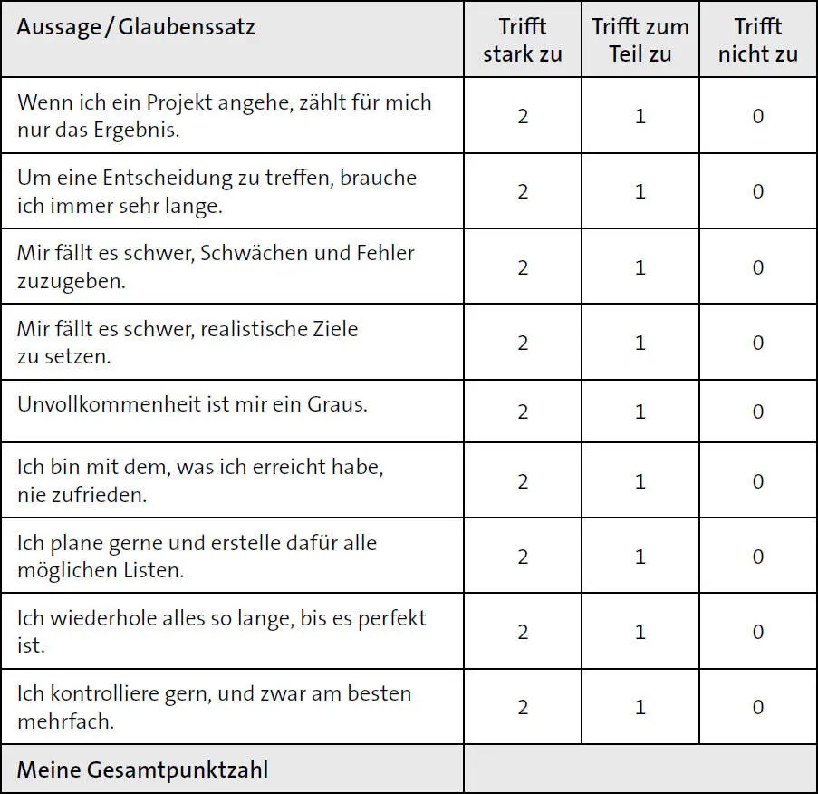 Kapitel 1 Perfektionismus verstehen In diesem Kapitel setzt du dich mit dem - фото 4