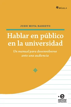 John Moya Barreto Hablar en público en la universidad обложка книги