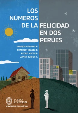 Enrique Vásquez H. Los números de la felicidad en dos Perúes обложка книги
