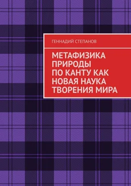 Геннадий Степанов МЕТАФИЗИКА ПРИРОДЫ ПО КАНТУ КАК НОВАЯ НАУКА ТВОРЕНИЯ МИРА обложка книги