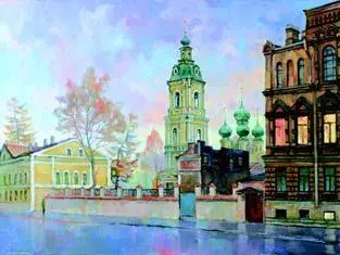 Благовещенская церковь The Blagoveshchenskaya church Исаакий вдали Isaakiy in - фото 7