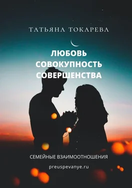 Татьяна Токарева Любовь – совокупность совершенства. Семейные взаимоотношения обложка книги