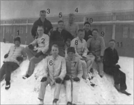 Групповая фотография в казарме Браунсберга 1 Эмиль Витт командир корпуса - фото 11