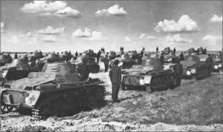 Большое количество танков Танк I на полигоне Путлос на Балтийском море - фото 39