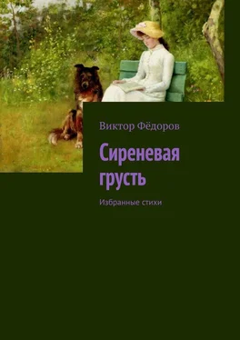 Виктор Фёдоров Сиреневая грусть. Избранные стихи обложка книги