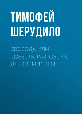 Тимофей Шерудило Свобода или совесть. Разговор с Дж. Ст. Миллем обложка книги