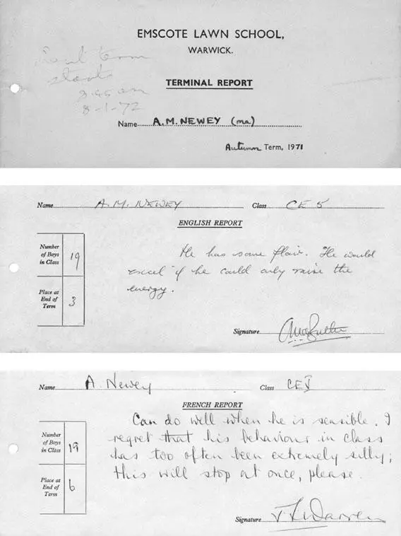 A selection of school reports Right then I knew I had a different way of - фото 9