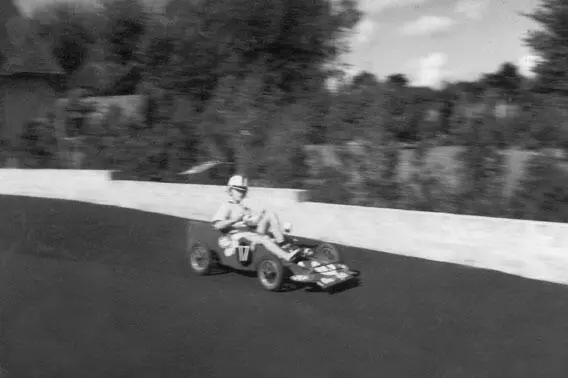 Me in my modified pedal gokart Unknowingly thats exactly what I was doing - фото 12