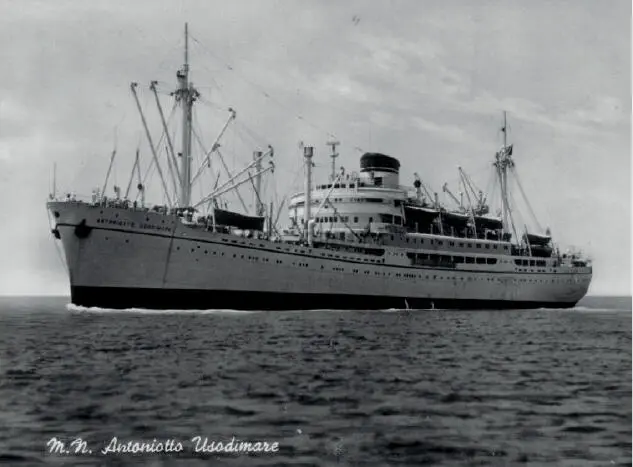 Antoniotto Usodimare El barco en que el que viajaron los refugiados croatas - фото 2