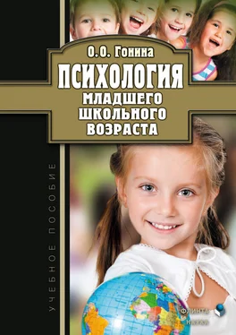 Ольга Гонина Психология младшего школьного возраста. Учебное пособие обложка книги