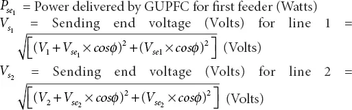 The resulting equation of GUPFC is considered using Equations 210to - фото 41