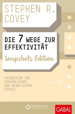 Stephen Covey Die 7 Wege zur Effektivität Snapshots Edition обложка книги