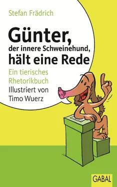 Stefan Frädrich Günter, der innere Schweinehund, hält eine Rede обложка книги