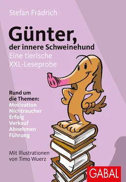 Stefan Frädrich Günter, der innere Schweinehund обложка книги