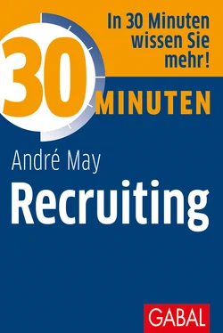 André May 30 Minuten Recruiting обложка книги