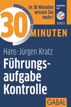 Hans-Jürgen Kratz 30 Minuten Führungsaufgabe Kontrolle обложка книги