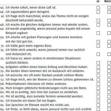 Schauen Sie nach aus welcher Kategorie die Aussage stammt der Sie zugestimmt - фото 8