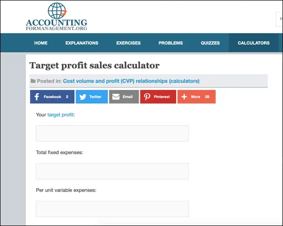 Courtesy of AccountingforManagementorg FIGURE 24Target Profit Sales - фото 46