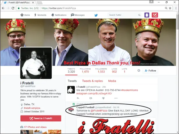 Courtesy of i Fratelli Pizza Black said that at the time the company spent - фото 88