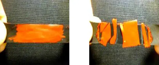 Figure 17 Lipstick stretch test results indicating no cracking left and - фото 15