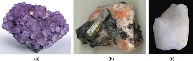 Figure 31Photographs of fluorine minerals a fluorspar b fluorapatite - фото 13