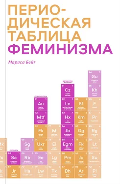 Мариса Бейт Периодическая таблица феминизма обложка книги