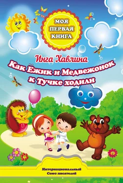 Инга Хавлина Как Ёжик и Медвежонок к Тучке ходили обложка книги