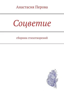 Анастасия Перова Соцветие. Сборник стихотворений обложка книги