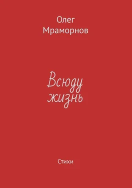 Олег Мраморнов Всюду жизнь. Стихи обложка книги