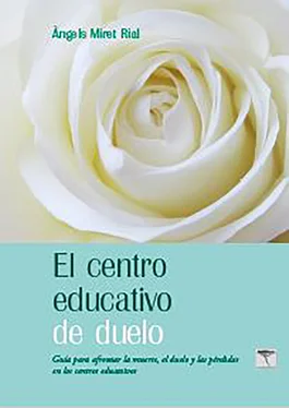 Angels Miret Rial El centro educativo de duelo обложка книги