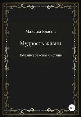 Максим Власов Мудрость жизни обложка книги