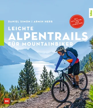 Daniel Simon Leichte Alpentrails für Mountainbiker обложка книги