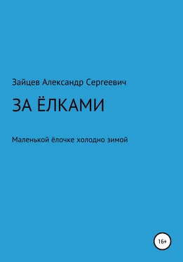 Александр Зайцев За елками обложка книги