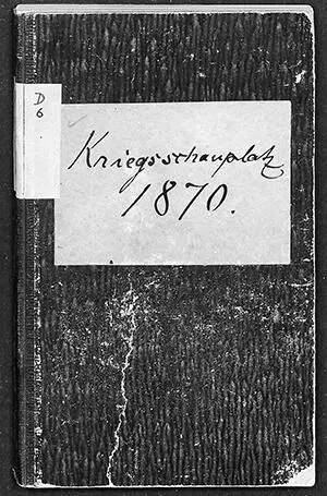 Kriegsschauplatz 1870 Fontanes Notizbuch D6 für die Recherche zum - фото 5