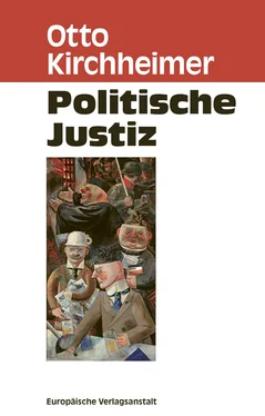Otto Kirchheimer Politische Justiz обложка книги
