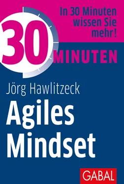 Jörg Hawlitzeck 30 Minuten Agiles Mindset обложка книги