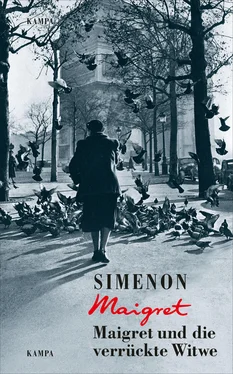 Georges Simenon Maigret und die verrückte Witwe обложка книги