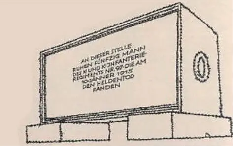 Abbildung 42 Josef Hoffmann Entwurf für ein Kriegerdenkmal 1915 Kunst und - фото 43