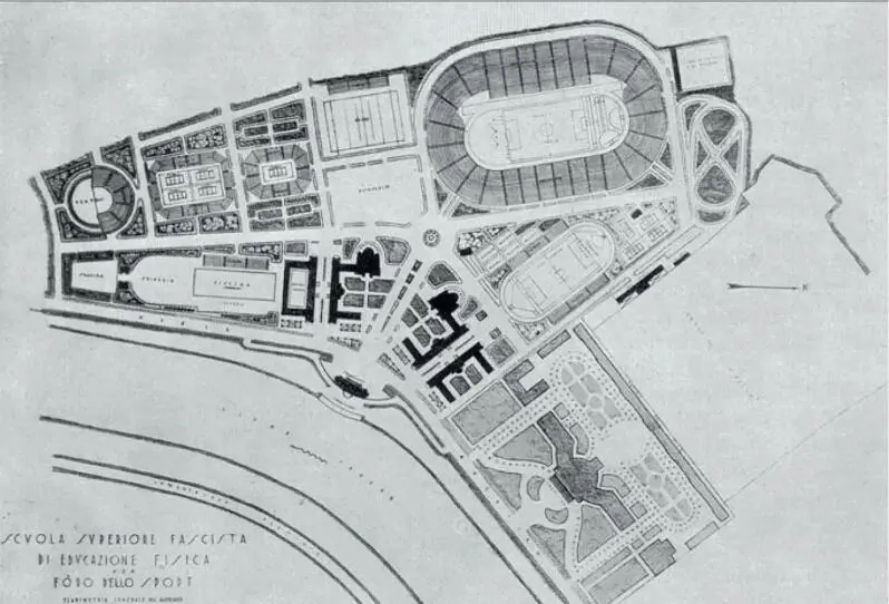 Abbildung 44 Enrico Del Debbio Masterplan für das Foro Mussolini heute Foro - фото 45