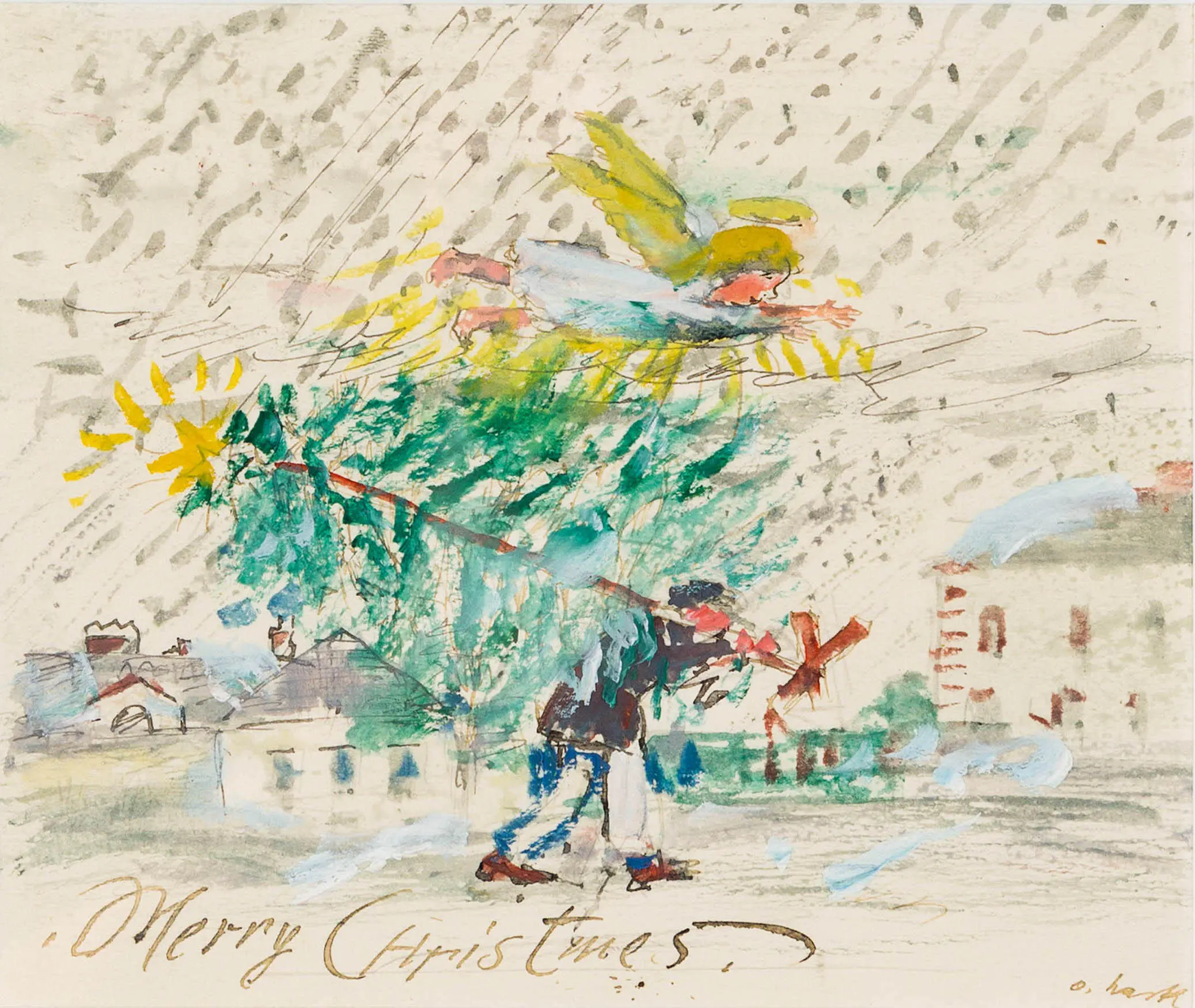 Oskar Laske Merry Christmes sic oJ Für mich gab es ja jährlich dieses - фото 21
