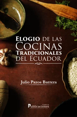 Julio Pazos Barrera Elogio de las cocinas tradicionales del Ecuador обложка книги