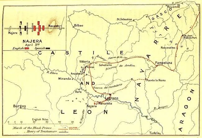 THE CAMPAIGN OF 1367 The English archers as usual opened the engagement and - фото 4