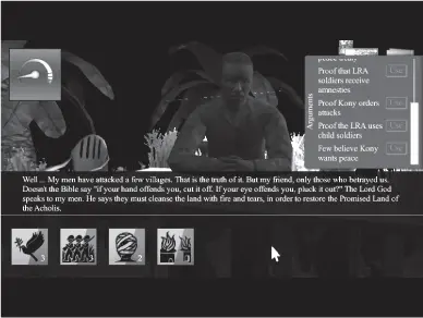 Captura de pantalla de Child Soldiers en la que se representa el encuentro - фото 7