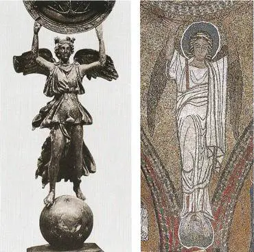 Ilustración I13 A la izquierda una Victoria romana de mediados del siglo - фото 20