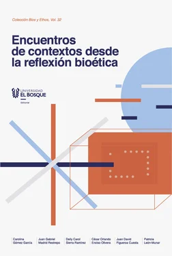 Carolina Gómez García Encuentros de contextos desde la reflexión bioética обложка книги