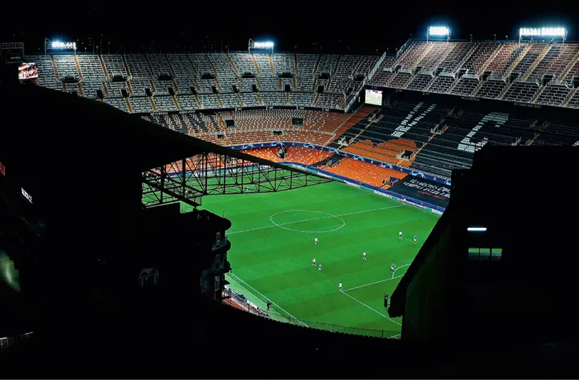 10 März 2020 Estadio Mestalla Valencia Das Rückspiel das als Geisterspiel - фото 7